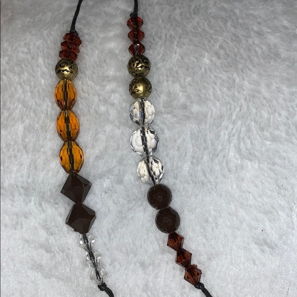 Vintage Cookie Lee 24 inch Drop Beads & Crystals - Picture 5 of 6